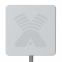 Антенна 3G/4G LTE MIMO панельная Antex ZETA-F усилением 20 дБ (1700-2700 МГц) 0