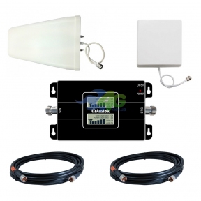 Комплект усилителя сигнала GSM / 3G UMTS 900/2100 МГц с усилителем Lintratek KW17L-GW (мобильная связь и 3G интернет)