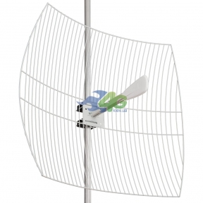 Параболическая 3G/4G LTE MIMO антенна Kroks KNA24-1700/2700 c усилением 24 dBi (1700-2700 МГц)