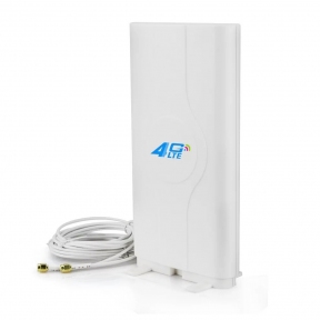 Комнатная 4G LTE MIMO антенна InterGSM A9SMA с усилением 9 dBi 800-2600 МГц переходник SMA (Киевстар, Vodafone, Lifecell)