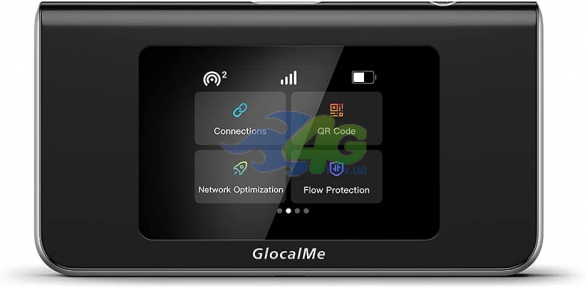Мобильный 4G LTE WiFi роутер GlocalMe MiniTurbo (черный)