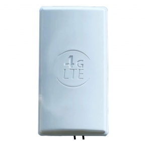Панельна 4G LTE MIMO антена InterGSM A24V2 посиленням 24 dBi 1800-2600 МГц (Київстар, Vodafone, Lifecell)
