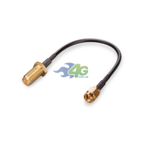 Антенный переходник (pigtail) SMA-male - SMA-female (кабель RG174)