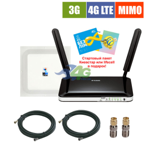 Набор беспроводного 3G/4G интернета InterGSM Home Internet D1