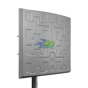 Панельная 3G/4G LTE MIMO антенна Сарма усилением 2 x 19 dBi 1700-2600 МГц (Киевстар, Vodafone, Lifecell)