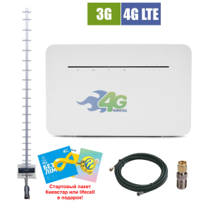 Набор беспроводного 3G/4G интернета InterGSM Home Internet H1