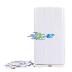 Комнатная 4G LTE MIMO антенна InterGSM A9CRC9 с усилением 9 dBi 800-2600 МГц переходник CRC9 (Киевстар, Vodafone, Lifecell)